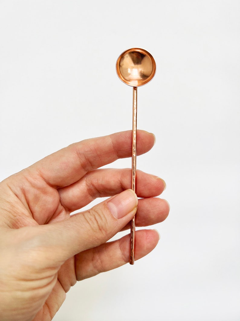 Copper Salt or Coffee spoon image 9