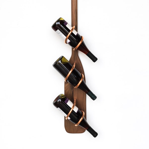 Paddle Wine Rack | Paddle decor | Nautical home decor | Lake house gift | Camp decor | wine rack wall mounted | Beach house