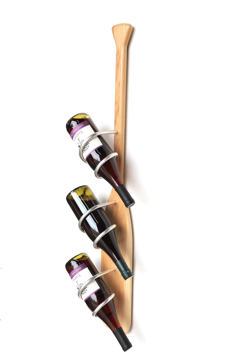 Nautical Wine Rack Set Paddle Decor Nautical Decor Lake Etsy