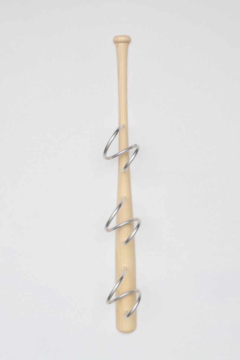 Baseball Bat Wall Mounted Wine Rack Baseball Home Decor Etsy