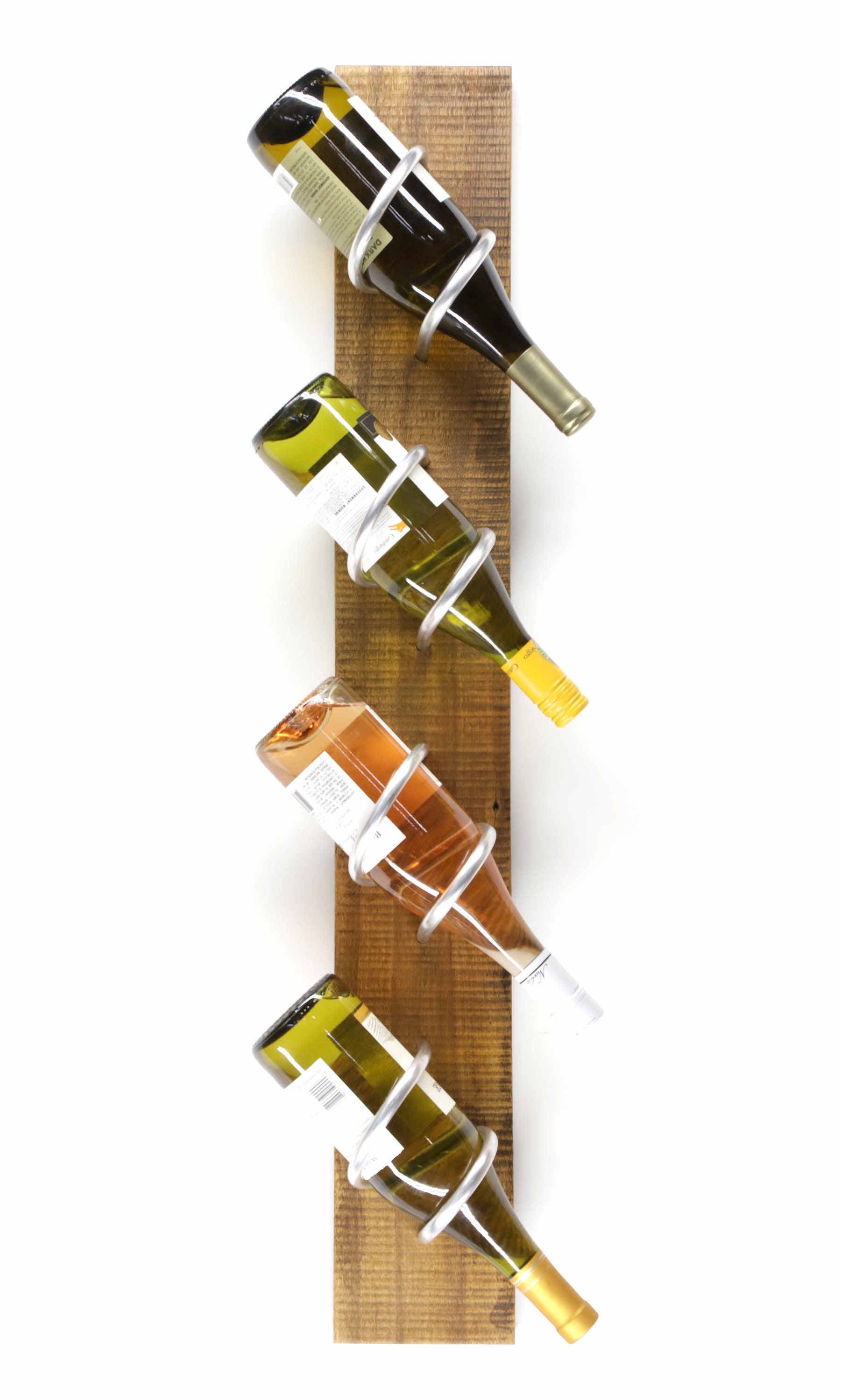 Rustic Hemlock Wall Mounted Wood Wine Rack Wall Wine Rack Etsy