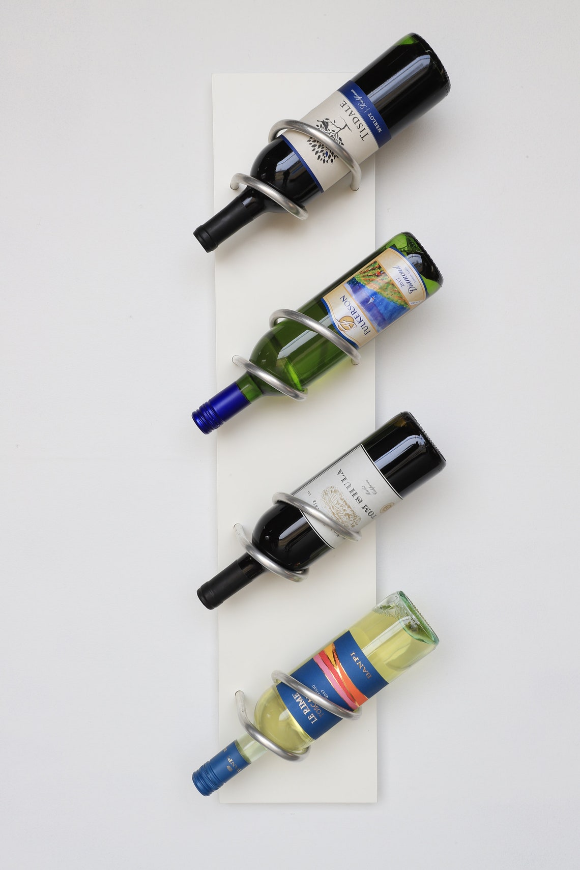 White Wall mounted Wine Rack white wine rack wine rack for Etsy
