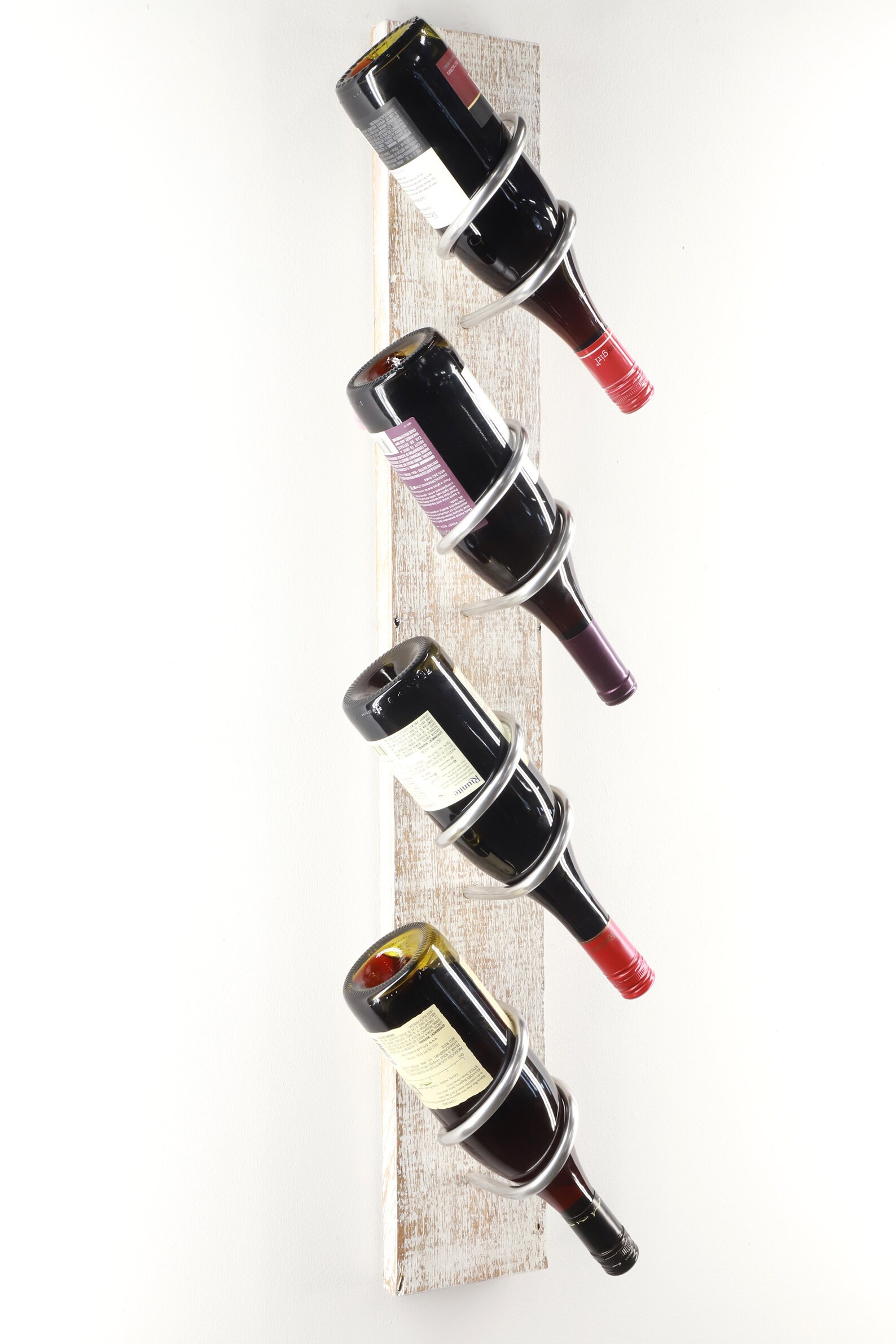 Distressed Silver Wine Rack Farmhouse Wine Rack Gift for Etsy