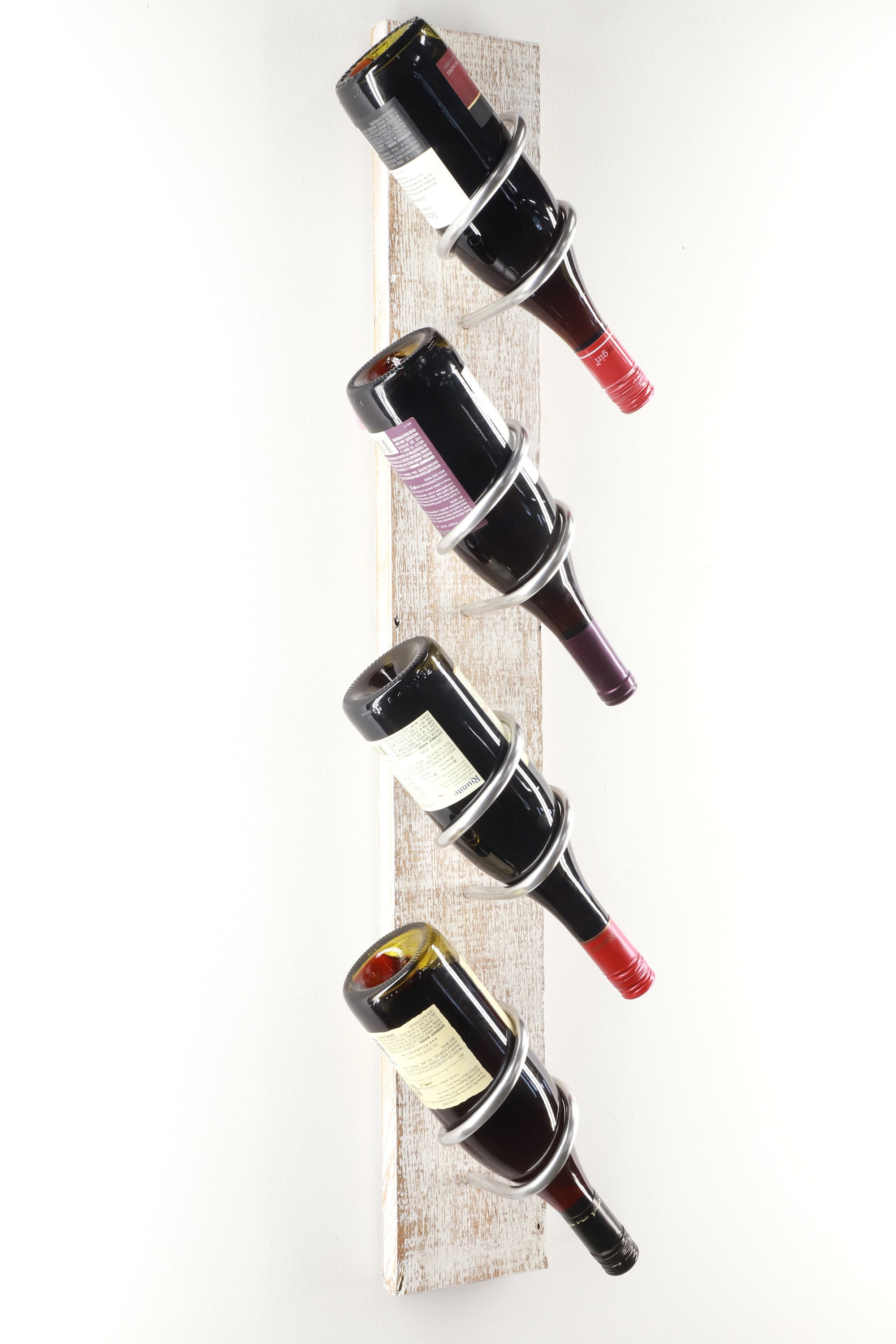 Distressed Silver Wine Rack Farmhouse Wine Rack Gift for Etsy