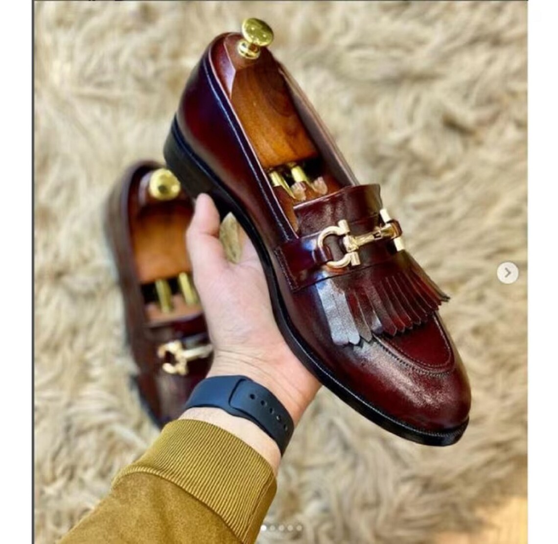 Handmade Leather Penny Loafer Shoes, Moccasin Shoes, Slip on Shoes, Men ...