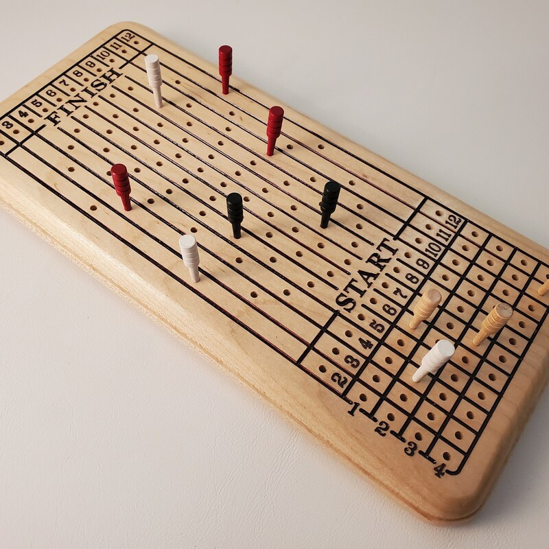 Horse Racing Game Board Etsy