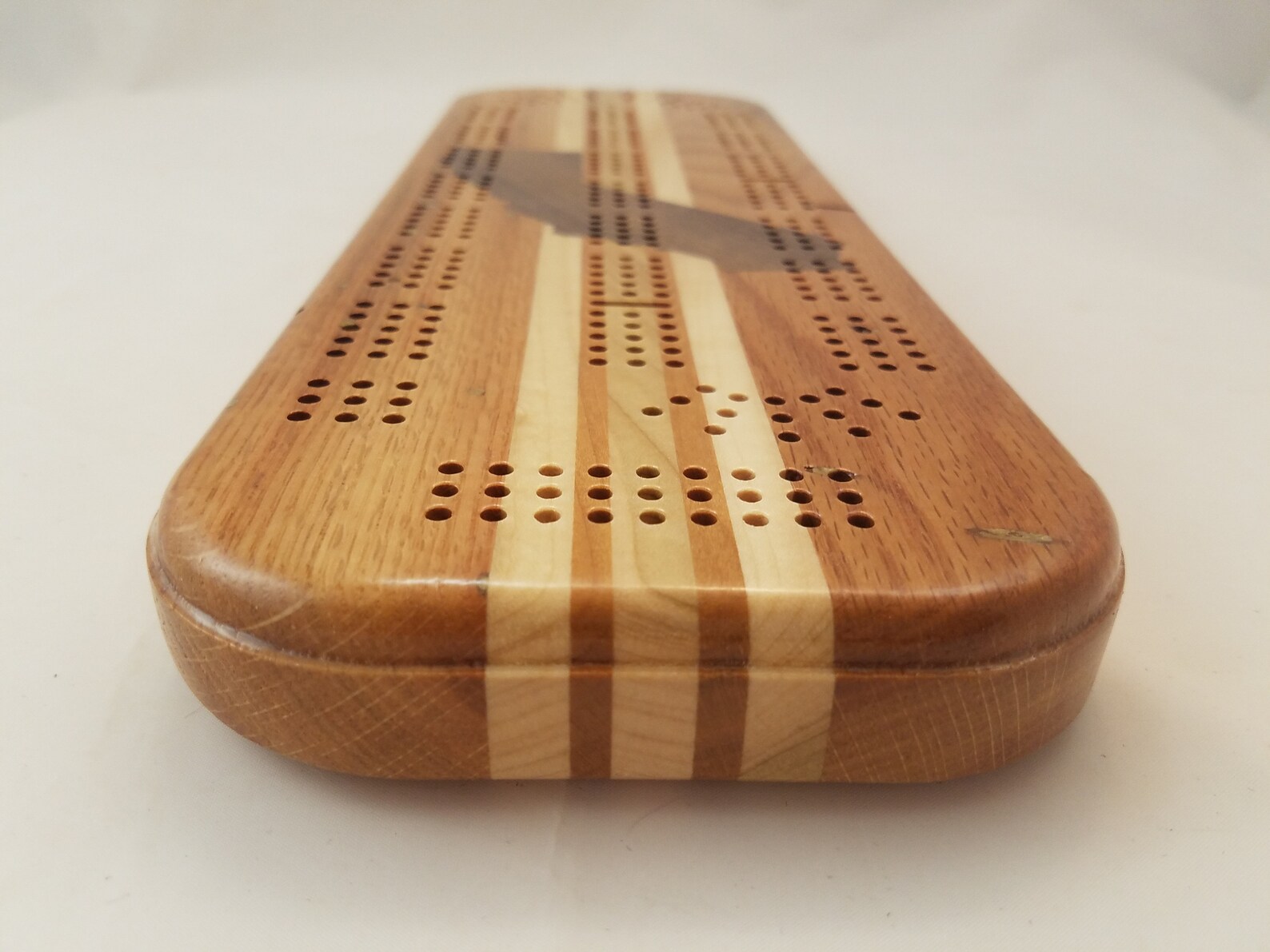 Cribbage Board California Inlay 3 jugador maderas mixtas | Etsy