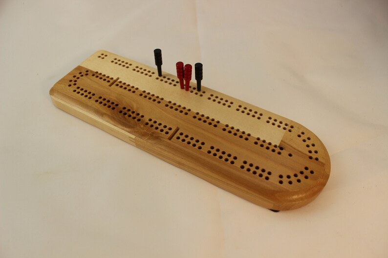 Cribbage Board Small Two Player Board Etsy