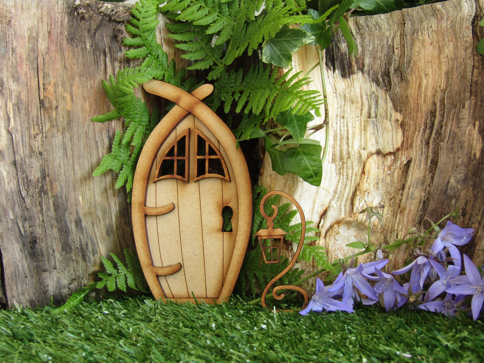 48 Stück Feengartentüren & -fenster Aus Holz – DIY Bastelset Unbemalt, Für Deko, Puppenhaus & Garten