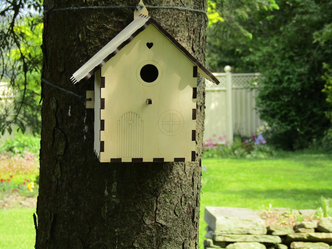 Fairy Garden Birdhouse Build Your Own Bird Nest Box Etsy UK