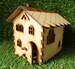 Wooden Fairy House Kit with Fully Opening Fairy Door. Miniature Highly-detailed 'Chocolate Box' Self Assembly Fairy House Craft Kit 