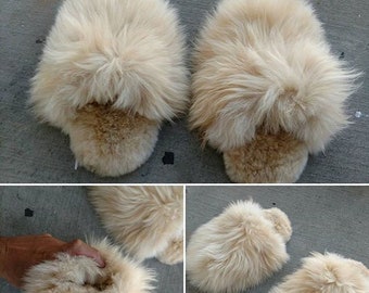 alpaca slippers