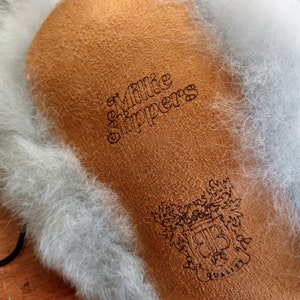 Millie Grey Alpaca Slippers image 6