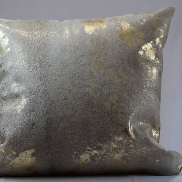 Metallic Gold Pillow Etsy