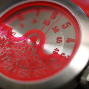 red watch dial