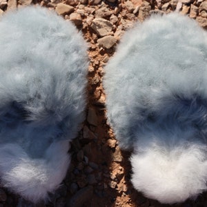 Millie Grey Alpaca Slippers image 3