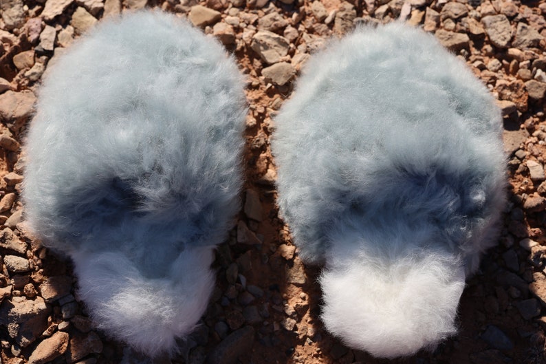 Millie Grey Alpaca Slippers image 3