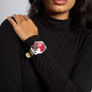 gambrell renard Red time machine self-winding watch
