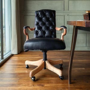 Leather Office Desk Chair