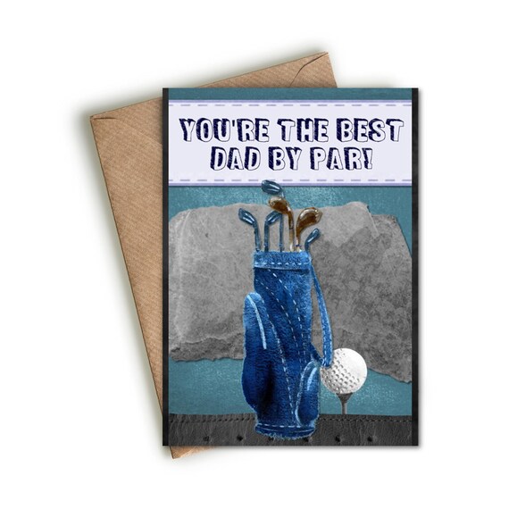 Funny Golf Father's Day Greeting Card for Dad/ INSTANT - Etsy