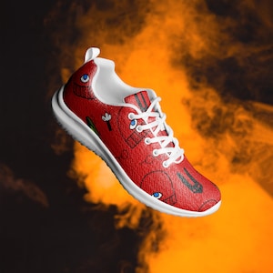Wander Verse || Wicked Red Mascot || Men’s Athletic Shoes