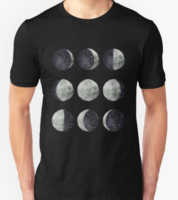 t shirt with moon phases