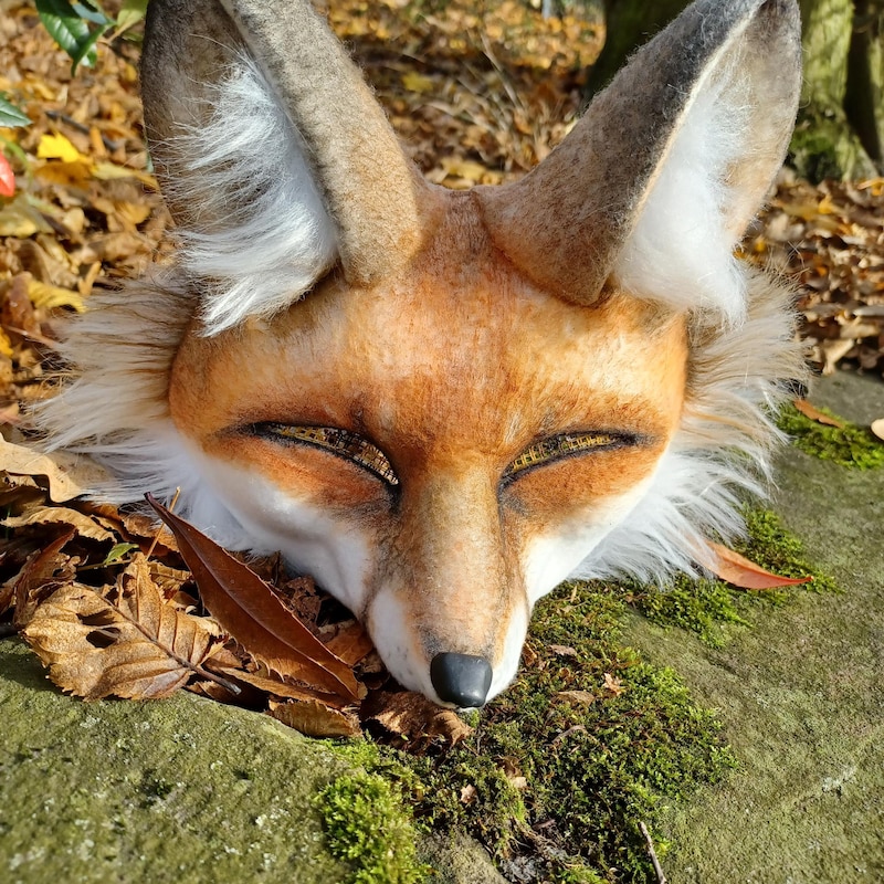 Red Fox Therian Mask Etsy