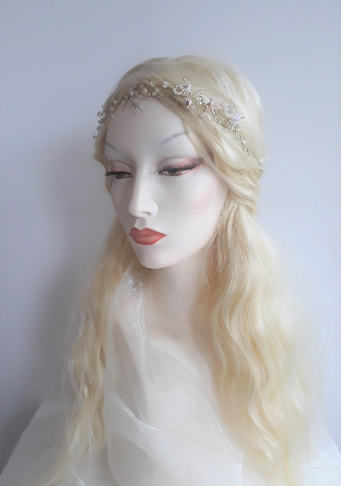 Gold Bridal Hair Accessorieswedding Beaded Hair Accessories Etsy UK