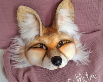 Therian Red Fox Mask, Quadrobics Mask