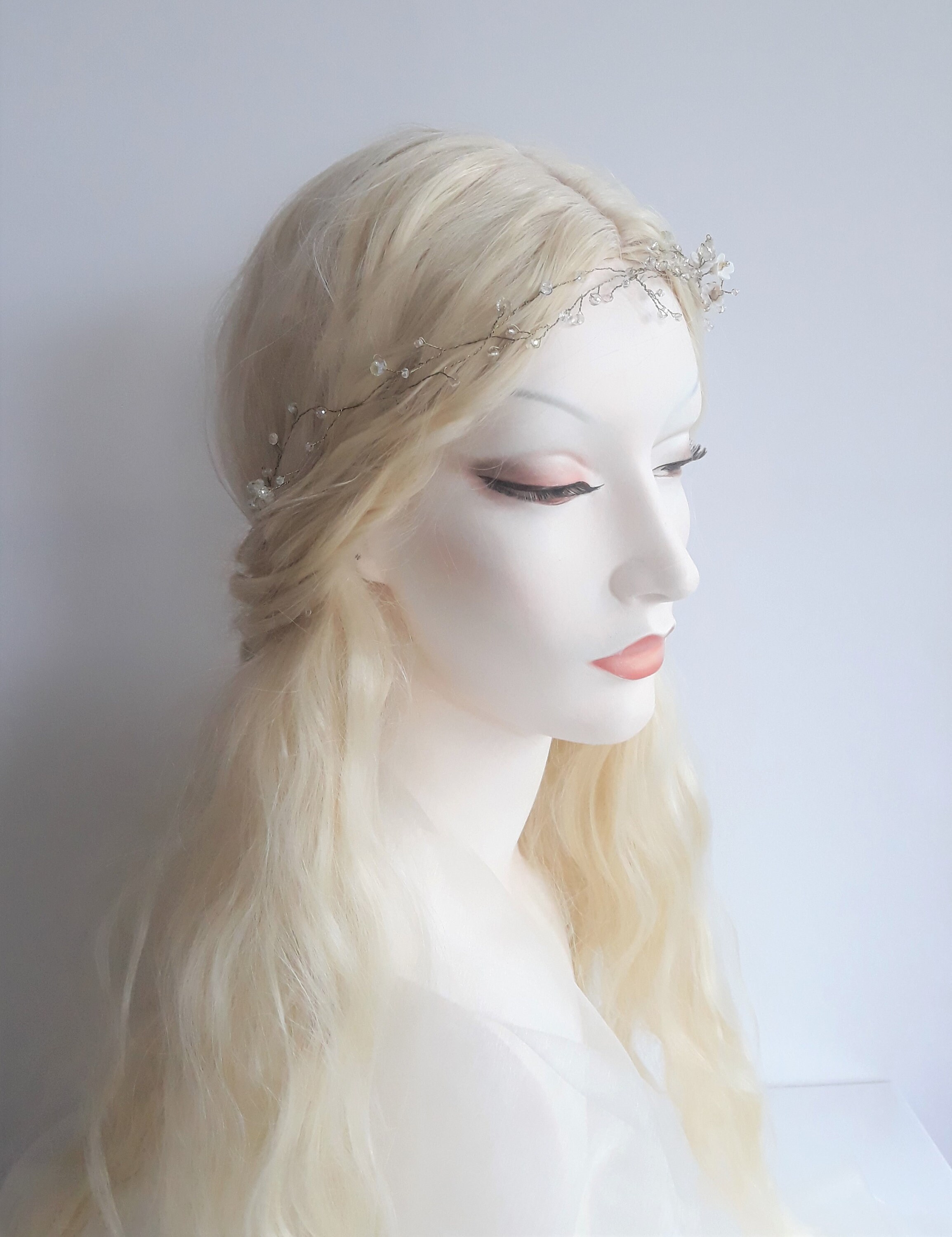 Gold Bridal Hair Accessorieswedding Beaded Hair Accessories Etsy UK