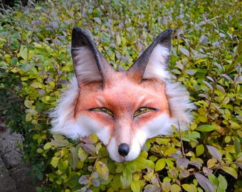 Therian Mask, Quadrobics Mask, Red Fox Mask