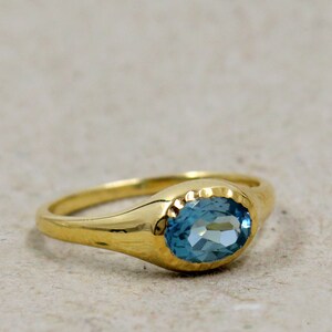 Funkelnder Schweizer Blautopas Ring,Solitärring,Verlobungsring,Hochzeitsring,925 Silberring,Weihnachtsgeschenk,Ring für mich