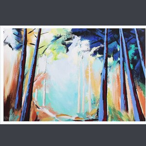 Fine Art Prints, Contemporary art, Abstract Mountain Painting,  Modern Art Prints, Giclee Print, Abstract Landscape Painting, Free Shipping