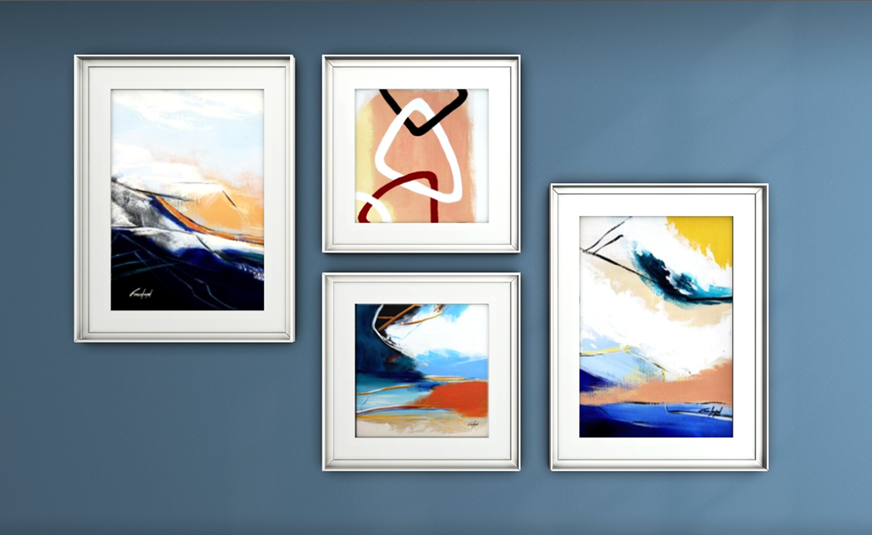 Fine Art Prints Gallery Wall Set Set of 4 Prints Etsy