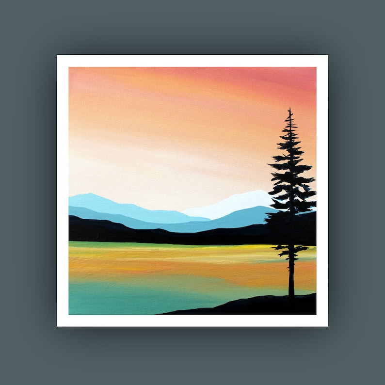 Fine Art Prints Contemporary Art Set of 4 Prints Abstract Etsy Canada