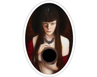 Sticker The Black Mirror Occult Angel