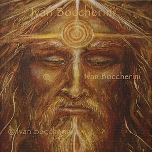 Canvas print. I AM - Gnostic Christ.