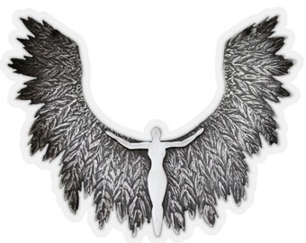 Sticker Silver Light Bringer Angel