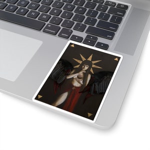 Sticker Angel Shrine Crow