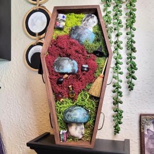 Coffin Decor: Witchwood Rest – Cradle of Nature's Secrets