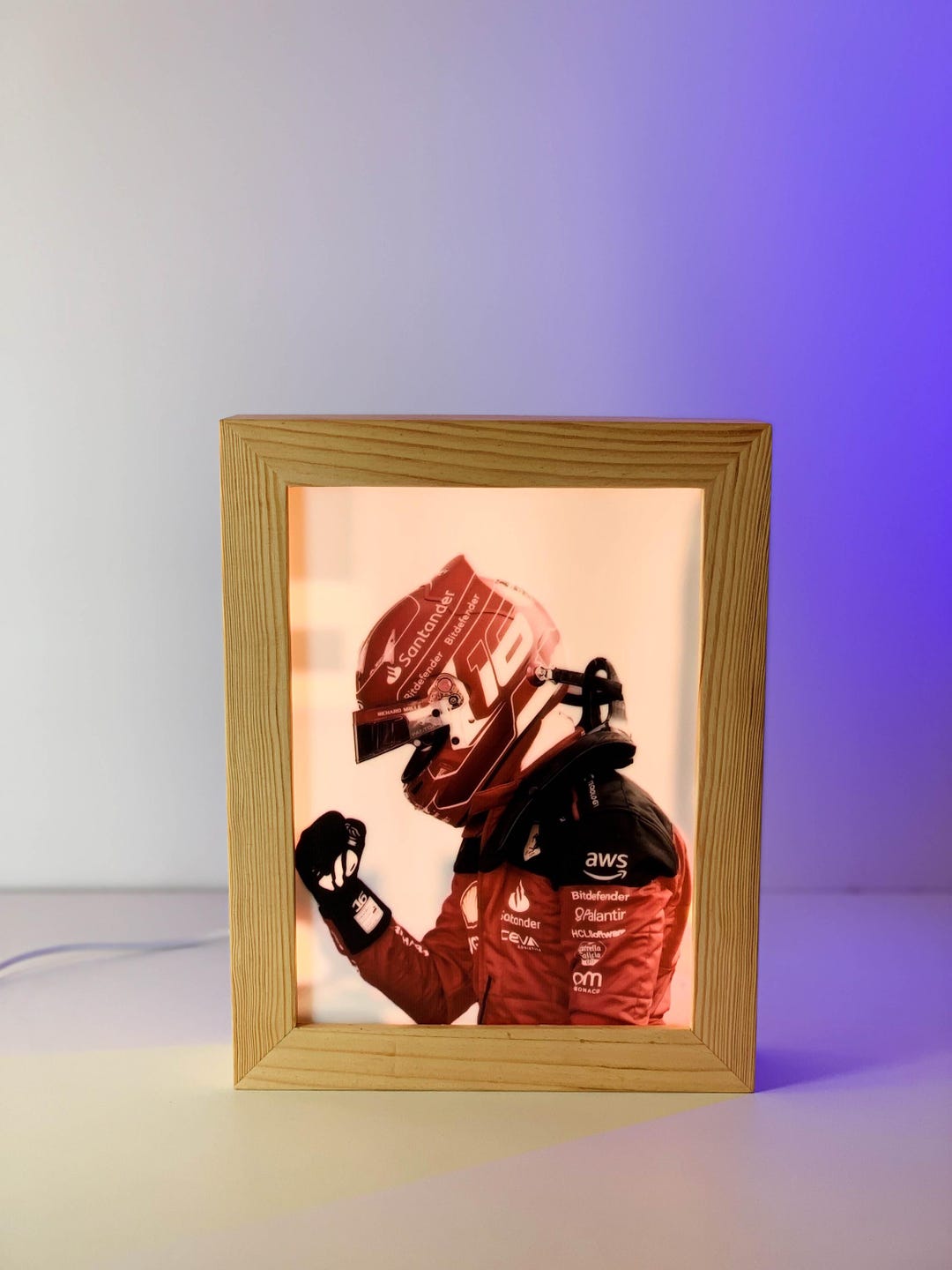 Handmade LED Photo, Customisable Art Frame Light, Customisable LED ...