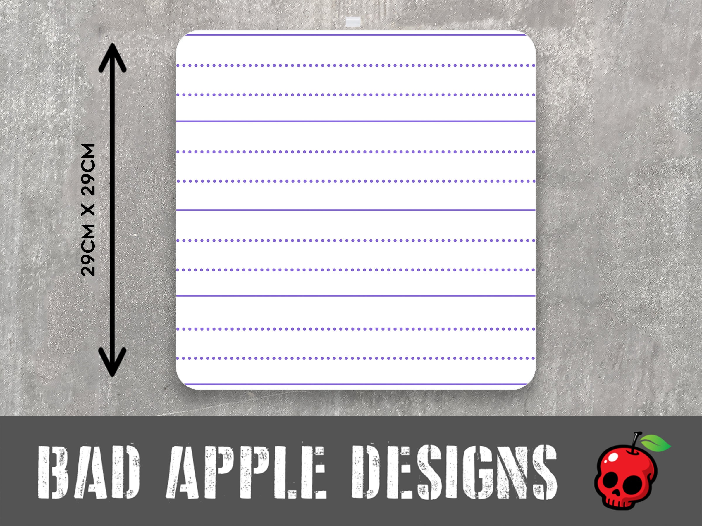 Dotted Thirds Whiteboard Board Handwriting Etsy Australia