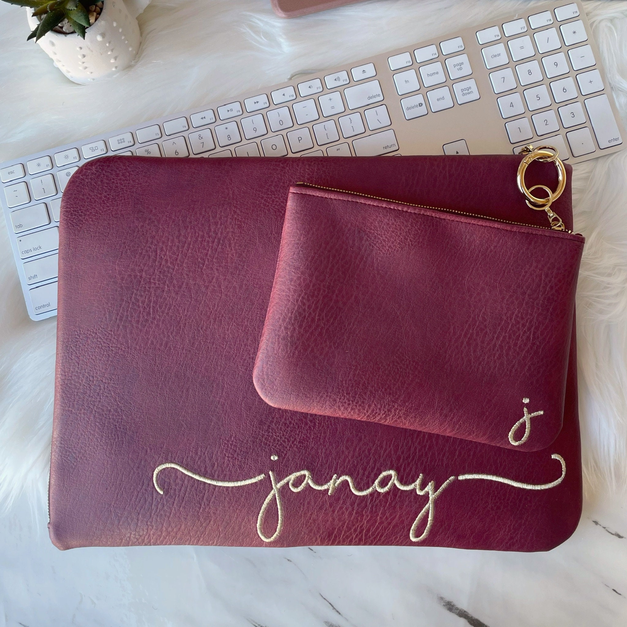 Personalized Laptop Case with Accessories Bag 13 inch Sleeve Etsy