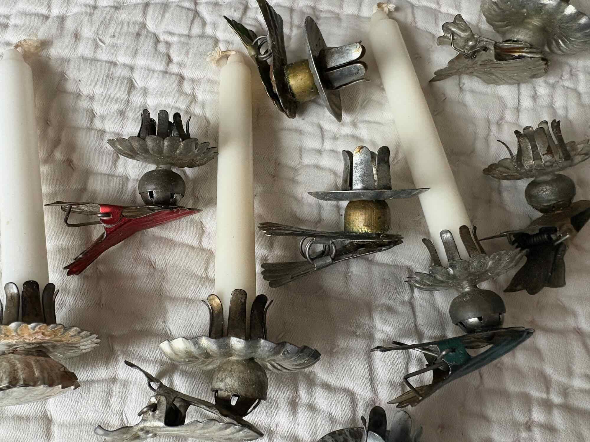 ヴィンテージスウェーデン製クリスマスツリー型メタルクリップオン