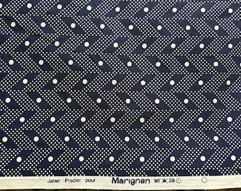 3 Metres of Unused Vintage French Janie Pradier by Marignan Cotton Furnishing Fabric 124 cm wide