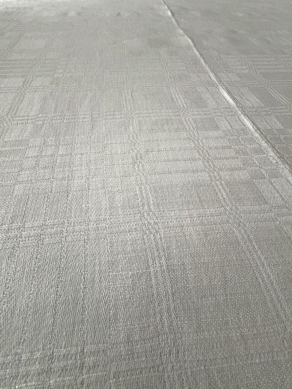 素晴らしいヴィンテージスウェーデン製手織りホワイトリネンテーブル