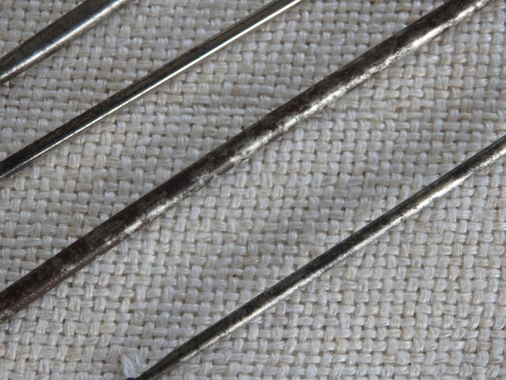 Osborne Pack Of 12 Bent Pack Needles #508 C.S Size 3/" Upholsterers Needle