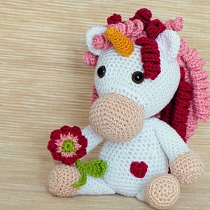 PDF: Adele, the Unicorn Princess - Amigurumi Crochet Pattern