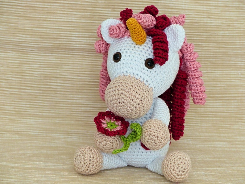 PDF: Adele, the Unicorn Princess Amigurumi Crochet Pattern image 2