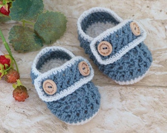 PDF: Baby Shoes „Henry“ (0-6 months) – Crochet Pattern